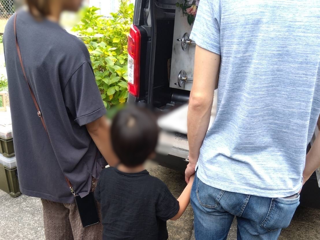 「熊本市で6年1ヶ月を共に過ごしたチワワちゃんの旅立ちをお見送りしました」写真
